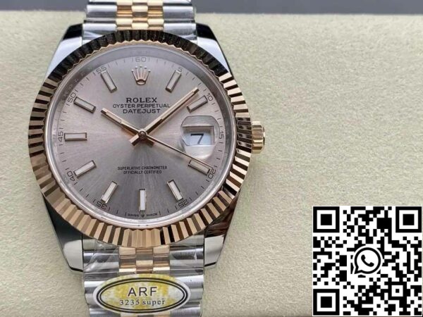 z5604291569206 ce66bc6122e150948d97abdd8c4bda3d Rolex Datejust 126331-010 Jubileumi szíj ARF Factory 1:1 Best Edition galvanizált 18k aranyból