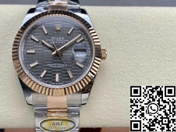 z5604293439239 865a269c71241771f5c8e9f723bcfd1b Rolex Datejust 126331-0019 Oyster Strap ARF Factory 1:1 Best Edition galvanizado com ouro de 18k