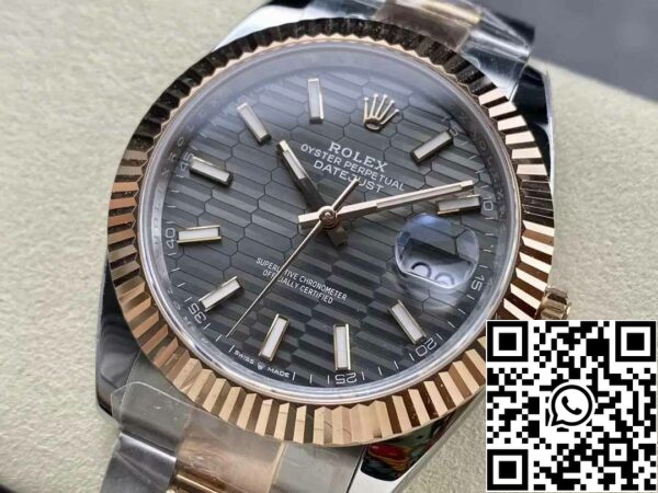 z5604293735558 1e3cb78e8ef15b3c421bf1288d395c75 Rolex Datejust 126331-0019 Oyster Strap ARF Factory 1:1 Best Edition electroplated with 18k gold