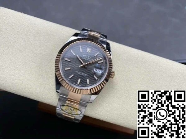 z5604293997208 89644a2535a6ac56452a909bef5cde3d Rolex Datejust 126331-0019 Oyster Strap ARF Factory 1:1 Best Edition electroplated with 18k gold