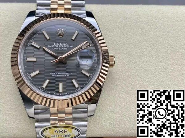 z5604294797458 98d69f7b79fd4b551ca3d395f2d26123 Rolex Datejust 126331-001 Jubilee Strap ARF Factory 1:1 Best Edition electroplacat cu aur de 18k