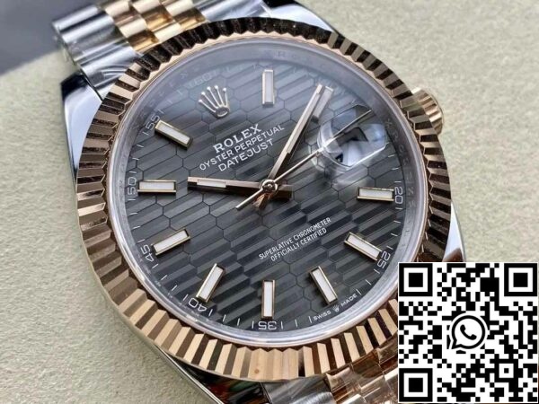 z5604294965202 997712d307ee56ff2383a9fc319fc15d Rolex Datejust 126331-001 Jubilee Strap ARF Factory 1:1 Best Edition galvaniseret med 18k guld