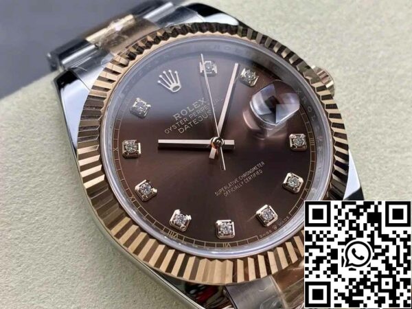 z5604296238041 a90dce6cbf3d456f9bcb72757e9a6df4 Rolex Datejust 126331-0003 ARF Factory 1:1 Best Edition galvanizirano z 18k zlatom