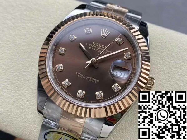 z5604296371813 fd5a81fec659c6a7b289549e4a4b46ff Rolex Datejust 126331-0003 ARF Factory 1:1 Best Edition galvaniseret med 18k guld