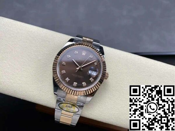 z5604296621784 96663459f8493c2a94f8a061eedc9ba0 Rolex Datejust 126331-0003 ARF Factory 1:1 Best Edition placcato oro 18k