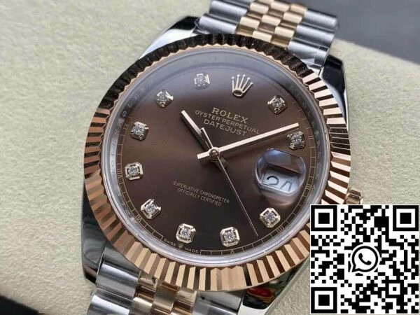 z5604297684698 fed3707e01c9f4812184548130b83d0a Rolex Datejust 126331-004 ARF Factory 1:1 Best Edition electroplated with 18k gold