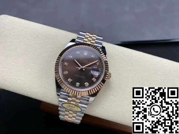 z5604297914342 4a5a1502878b9235d2914fd1abb7284d Rolex Datejust 126331-004 ARF Factory 1:1 Best Edition electroplated with 18k gold