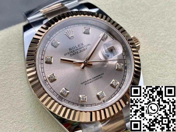 z5604298787057 b1f024ad3c325531b73261af6084b57a Rolex Datejust 126331-0007 ARF Factory 1:1 Best Edition elektropläterad med 18k guld