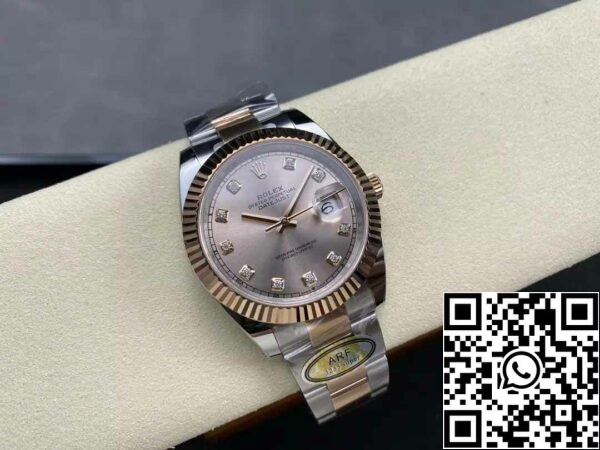 z5604299078882 0a5ee7a2610103e9ca91422d2031cf8a Rolex Datejust 126331-0007 ARF Factory 1:1 Best Edition elektropläterad med 18k guld