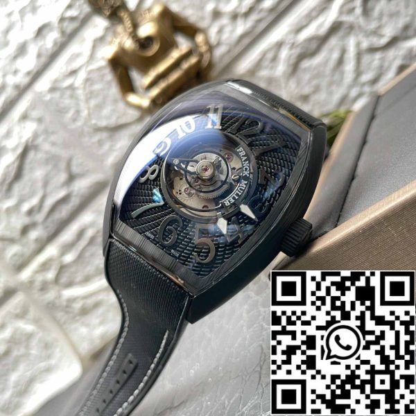 z5609531781611 06cb5c7fff87b879f91318cfaeaeee21 Franck Muller Grand Central Tourbillon FM CX 40T-CTR Titanium Svart fodral