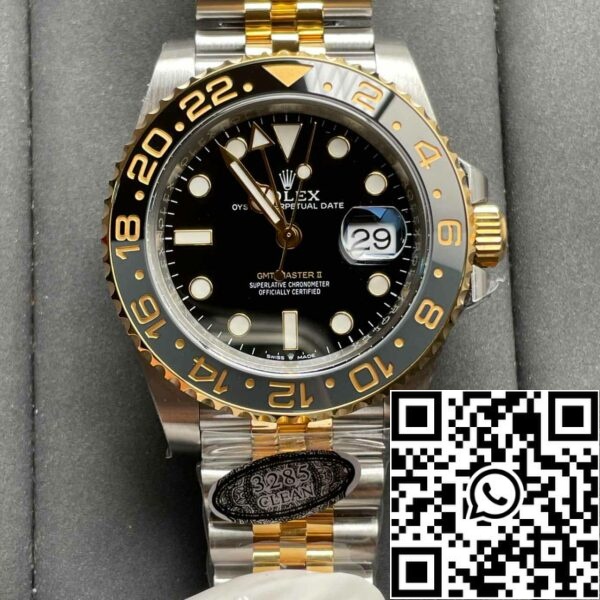 z5609553214367 b7e4ba06aae8c58d27a642a990461575 Replica Rolex GMT Master II M126713grnr-0001 Clean Factory 3285 Movimento V3