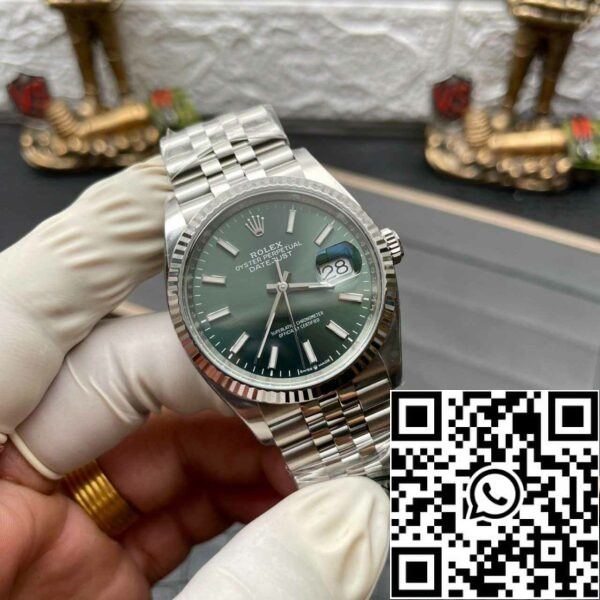 z5609553241750 d572ec11b189c61b1a676bb58adbfd95 Rolex Datejust M126234-0051 36MM 1:1 Best Edition Clean Factory Quadrante Verde