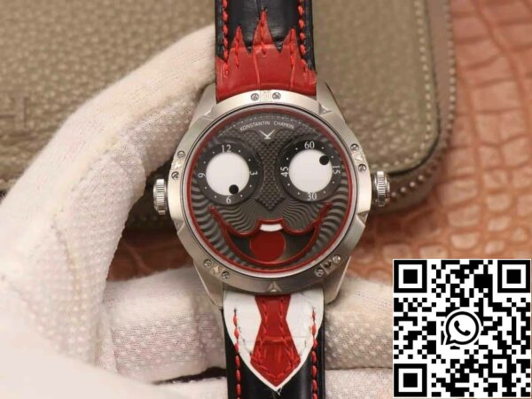 z5613584267649 4cbbfc36208deee8833b0e75fe6d1d07 Konstantin Chaykin Joker K07 Grey Dial Red Strap 1:1 Best Edition TW Factory V3s Versie