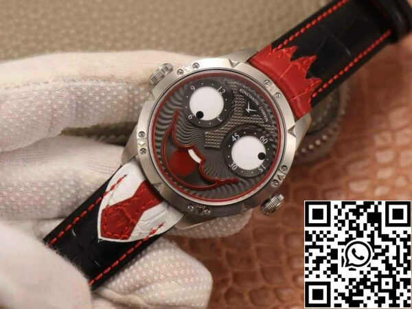 z5613584457141 1c6a892a45a59674d55cf8315cc3fbd8 Konstantin Chaykin Joker K07 Grey Dial Red Strap 1:1 Best Edition TW Fabriek V3s Versie