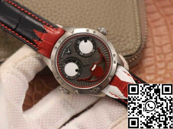 z5613584602380 f5524e89edc07723f4183412d87fd780 Konstantin Chaykin Joker K07 Grey Dial Red Strap 1:1 Cea mai bună ediție TW Factory V3s Version