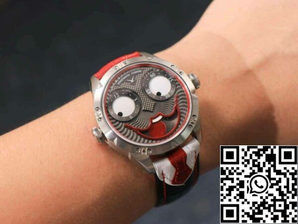 z5613585667641 91a52d09700f1647561b88cdc6c760a3 Konstantin Chaykin Joker K07 Grey Dial Red Strap 1:1 Cea mai bună ediție TW Factory V3s Version