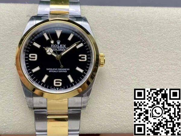 z5629221748799 1a047fb2f133944dab7b866e24bb1c2d Rolex Explorer M124273-0001 36MM 1:1 Best Edition VS Factory Svart urtavla Stål och Guld