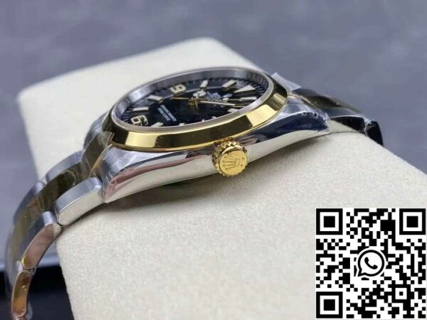 z5629222345181 100fc52675ab40b3bfaab8b6c1d07590 Rolex Explorer M124273-0001 36MM 1:1 Най-добро издание VS Фабрика черен циферблат стомана и злато