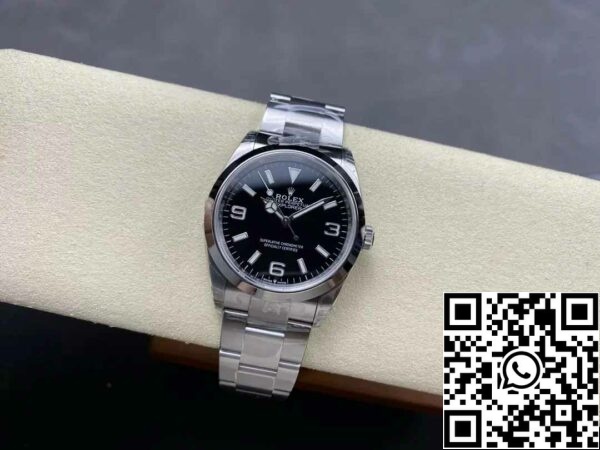 z5629223515036 83dfe8b8f0caf0ec2a440187a32109d8 Rolex Explorer m124270-0001 36MM 1:1 Beste Editie VS Fabriek Zwarte Wijzerplaat Staal