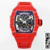 z5629224160409 3294717d4993cae4ad13e17670b16ba2 Richard Mille RM035-02 NTPT Carbon 1:1 Best Edition ZF Factory Versione Demone Rosso