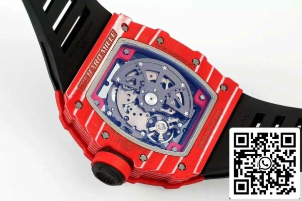 z5629225932220 7e3652332fbc5d5f91f99846156b4f2d Richard Mille RM035-02 NTPT Carbon 1:1 Best Edition ZF Factory Red Demon Version Black Strap