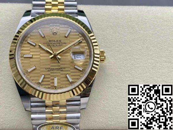 z5663352645305 6f186cb528755db12d8793382f96de1e Rolex Datejust m126333-0022 ARF Factory 1:1 Best Edition galvanoitu 18k kultaa