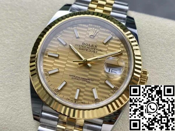 z5663352838818 205bd91f0695da464229ab76c5782b27 Rolex Datejust m126333-0022 ARF Factory 1:1 Best Edition galvanisiert mit 18k Gold