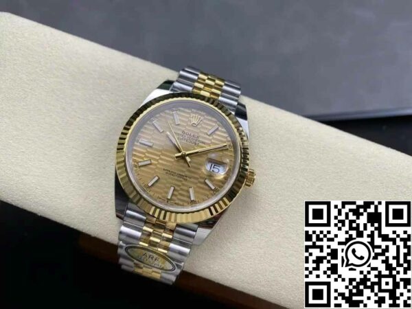 z5663353033823 8e6a343fb1cd7f32d9c6eeb034ebb5c4 Rolex Datejust m126333-0022 ARF Factory 1:1 Best Edition galvanisch mit 18k Gold beschichtet