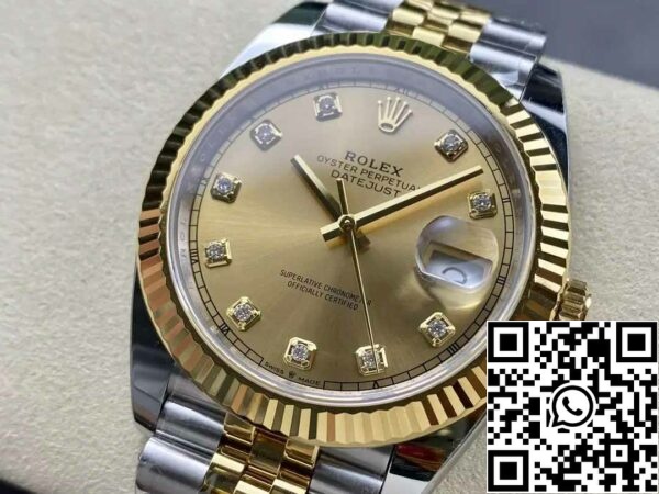 z5663354108777 e4f79e5c2fcc38918f7d037a729453cc Rolex Datejust m126333-0012 ARF Factory 1:1 Best Edition galvanoitu 18k kultaa