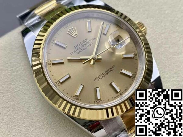 z5663355183259 4d8d7ada9bcb431c61c29d77650bfbe2 Rolex Datejust m126333-0009 ARF Factory 1:1 Best Edition galvanoitu 18k kultaa