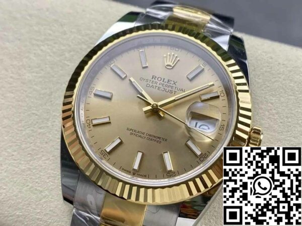 z5663355297126 fb907b60acb75ae0be9fd69233e6aeef Rolex Datejust m126333-0009 ARF Factory 1:1 Best Edition galvanizirano z 18k zlatom