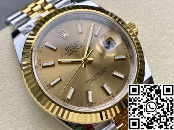 z5663357745098 4e450862a9b7e47839ea4f1ef92d1b1a Rolex Datejust m126333-0010 ARF Factory 1:1 Best Edition 18k arany galvanizált kiadás