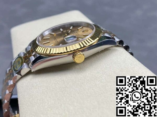 z5663358127306 eaff018de20ad53b631fb79e3a7d9f90 Rolex Datejust m126333-0010 ARF Factory 1:1 Best Edition 18k arany galvanizált kiadás