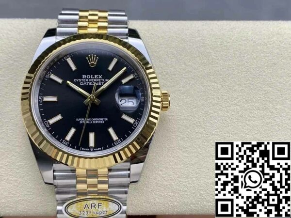 z5663360436817 8050fdf7f7a024e1a0ae07f99040e264 Rolex Datejust m126333-0014 ARF Factory 1:1 Best Edition галванизиран с 18k злато