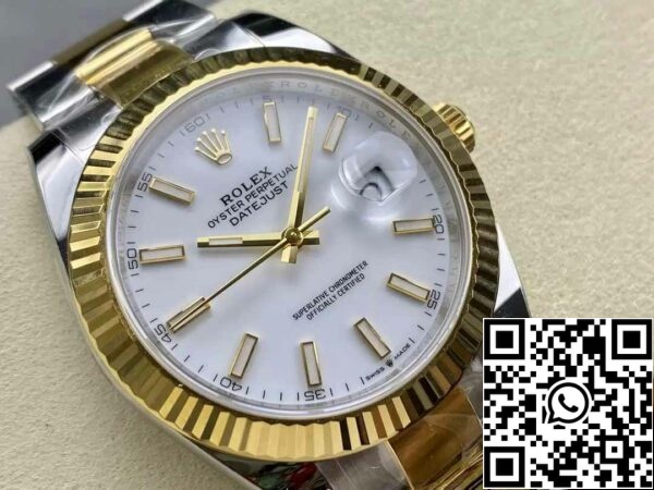 z5663408351616 e2c562e9f4515f17f802c497bb7eaab9 Rolex Datejust m126333-0015 Oyster Strap ARF Factory 1:1 Best Edition galvanisiert mit 18k Gold