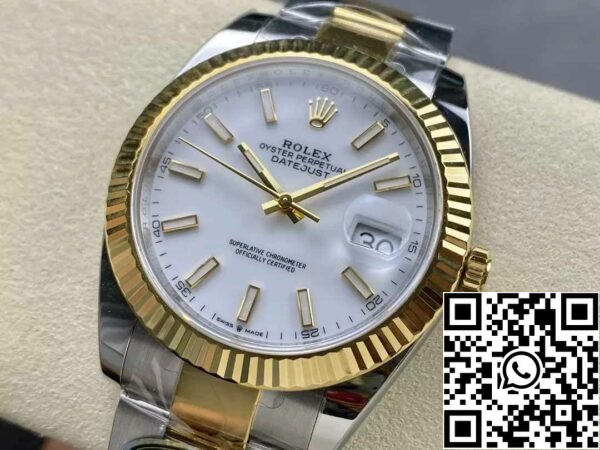 z5663408457827 f6caa2416aea28ef874baaa629ac0c26 Rolex Datejust m126333-0015 Oyster Strap ARF Factory 1:1 Best Edition galvanizado com ouro de 18k