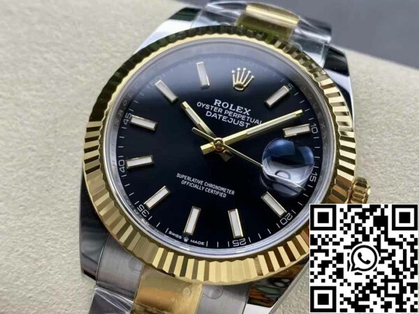 z5663409449168 ea0689884f68ed921da1dd8fc4ead7e2 Rolex Datejust m126333-0013 Oyster Strap ARF Factory 1:1 Best Edition gegalvaniseerd met 18k goud