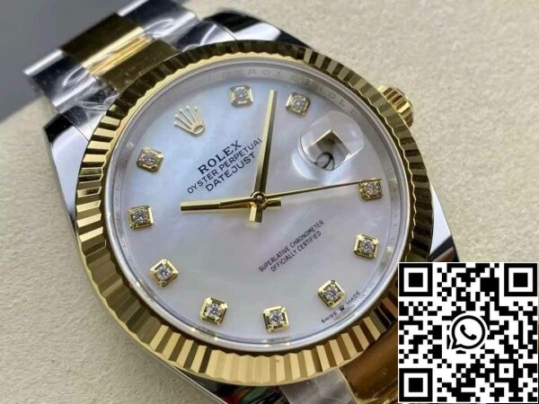 z5663410342210 a32bd5e87f895b55be4d9fd543365d14 Rolex Datejust m126333-0017 ARF Factory 1:1 Best Edition electrochapado en oro de 18 quilates