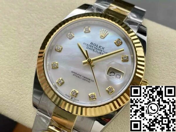 z5663410414463 b3b6c459a9fbc293c35933d7cfac58e0 Rolex Datejust m126333-0017 ARF Factory 1:1 Best Edition 18k arany galvanizált kiadás