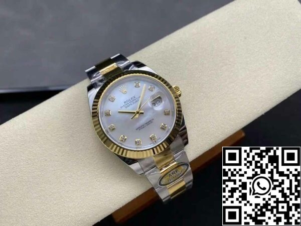 z5663410519736 da035262d641cdd3011ebcd54fee2277 Rolex Datejust m126333-0017 ARF Factory 1:1 Best Edition electrodepositado em ouro de 18k