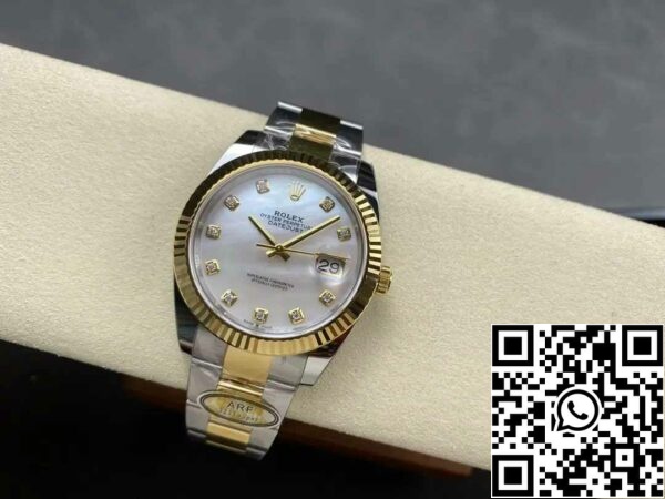 z5663410619740 91324e723a33149d72c90d2f770079cd Rolex Datejust m126333-0017 ARF Factory 1:1 Best Edition elektropläterad med 18k guld