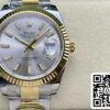 z5663411144929 a6310fb1cdc878781c41b0e7d889fd6d Rolex Datejust m126333-0001 Oyster Strap ARF Factory 1:1 Best Edition elektropläterad med 18k guld