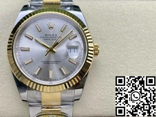 z5663411144929 a6310fb1cdc878781c41b0e7d889fd6d Rolex Datejust m126333-0001 Oyster Correa ARF Factory 1:1 Mejor Edición electrochapado con oro de 18 quilates