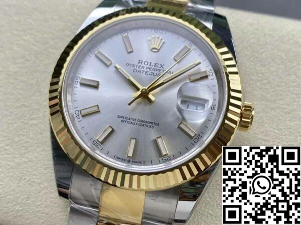 z5663411432565 0d1c9e00a897f19923d2b150285da4a0 Rolex Datejust m126333-0001 Oyster Strap ARF Factory 1:1 Best Edition pokryty galwanicznie 18-karatowym złotem