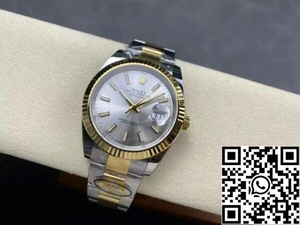 z5663411640013 8d200d7cebae0981a20675be49636514 Rolex Datejust m126333-0001 Oyster Strap ARF Factory 1:1 Best Edition galwanizowany 18-karatowym złotem