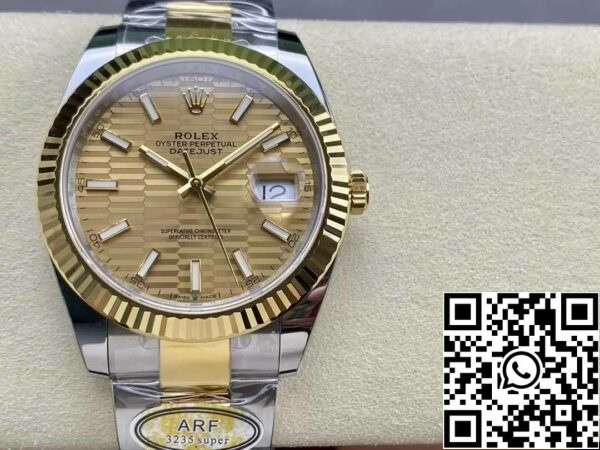 z5663412239247 b668a452aaf79197bce8017e802d3bac Rolex Datejust m126333-0009 Cinturino Oyster ARF Factory 1:1 Best Edition placcato oro 18k