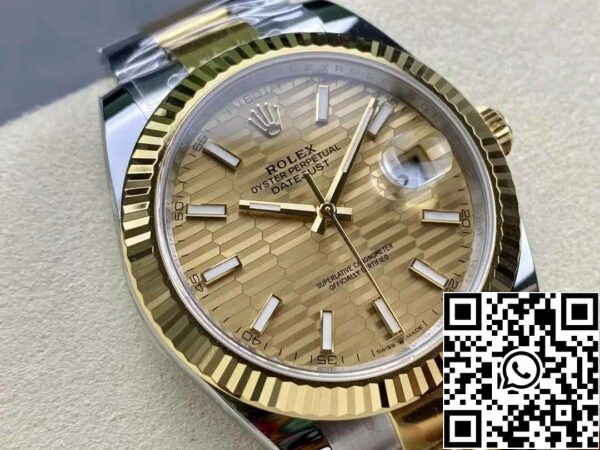 z5663412343045 e75e144d8fc0f2fcadfd514ff2c1a36e Rolex Datejust m126333-0009 Oyster Strap ARF Factory 1:1 Best Edition electroplated with 18k gold