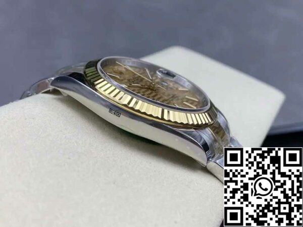 z5663412705136 6801f350191bdd8ccd4dd81c09dcdc00 Rolex Datejust m126333-0009 Oyster Strap ARF Factory 1:1 Best Edition galvaniseret med 18k guld