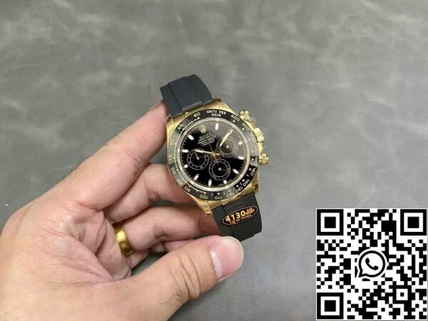 z5703708110334 c87f90e1ff7c22b68d2c4f15b4d80832 Rolex Cosmograph Daytona m116518LN-0043 1:1 Най-добро издание QF Factory 4131 Movement