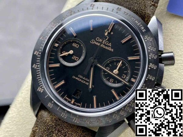 z5703712770331 d0f74ede13df7b03e83f994e89b78c38 Omega Speedmaster 311.92.44.51.01.006 Moonwatch 1:1 Best Edition N1 Factory Cinturino in pelle marrone